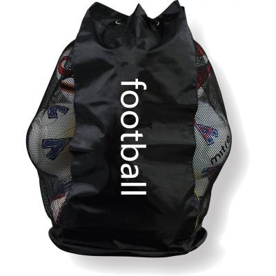 China Cute 12 Mesh Football Football Soccer Closure Bag Nylon Drawstring Soccer Bag for sale