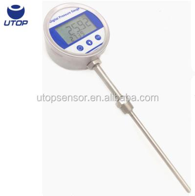 China 1Cr18Ni9TI LCD Display 150 Degree Digital Gas Temperature Gauge Thermometer for sale