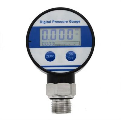 China 1Cr18Ni9TI And UIY6 Digital Intelligent Plastic Pressure Gauge 1000psi Water Pressure Gauge for sale