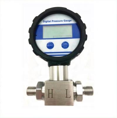 China 1Cr18Ni9TI And UIY6-d Plastic Differential Fluid Filled Digital Pressure Gauge for sale