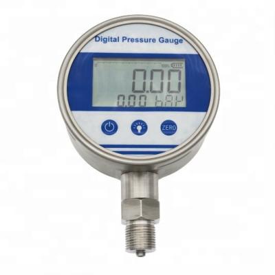 China 1Cr18Ni9TI Water 5 Digit Intelligent Digital Stainless Steel Air Gas Pressure Gauge for sale