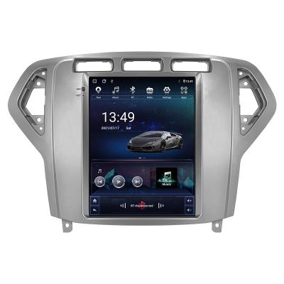 China GPS wholesaler For Ford Mondeo 2007-2010 years android player Multimedia Video GPS Navigation Tesla Style Vertical Screen 360 camera for sale