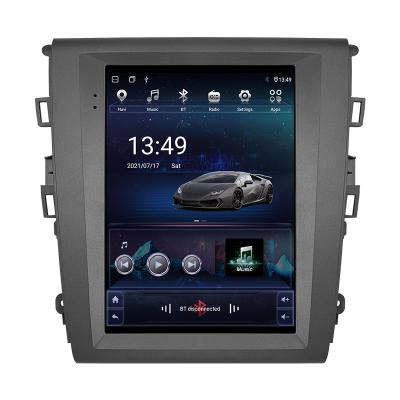 China GPS wholesaler For Ford Mondeo 2013-2018 years android player Multimedia Video GPS Navigation Tesla Style Vertical Screen 360 camera for sale