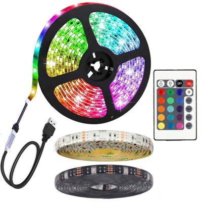 China Architecture Car or Home Decoration Color Changing USB TV PC Rear Mood Lighting, 5V Remote Control USB Led Backlight Strip Lights for sale