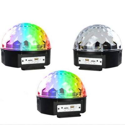 China Parties 9 Colors DJ Sound Activated Rotating Party LED Lights Blue Tooth Disco Ball Lights With Remote Control for sale