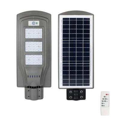 China Super Bright Waterproof IP65 Theme Park 20w 40w 60W LED Solar Wall Outdoor Solar Garden Lights Solar Street Light for sale