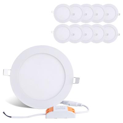 China Desktop Super Bright 18W Cheap Round Led Ceiling Lights And Square Recessed Ceiling Led Panel Light for sale