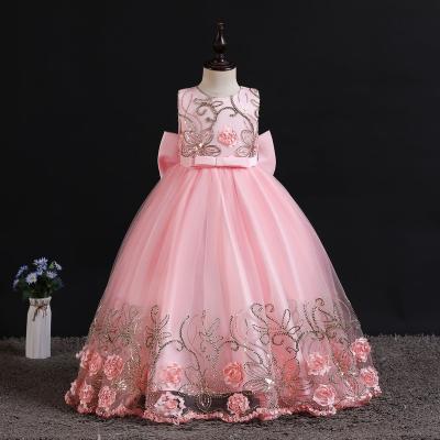 China Washable Unique Design Low Price Baby Dress Child Top Quality Princess Dress Unique High End Children Even Prom Formal Dresses for sale