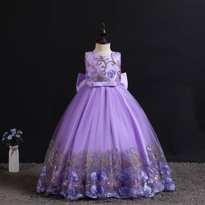 China High-end kids exclusive princess dress baby design prices suitable unique washable child dress even prom dressy dresses for sale