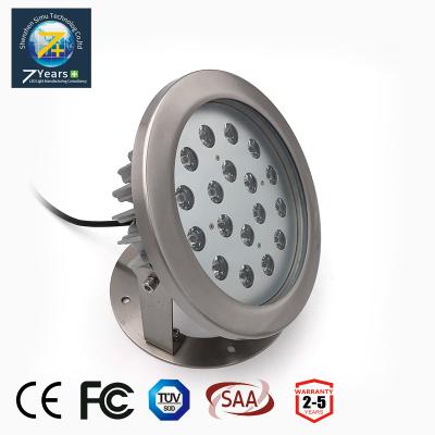 China W/WW/CW/NW/R/G/B CE RoHS led pool light IP68 waterproof pure white 18w led underwater light for sale