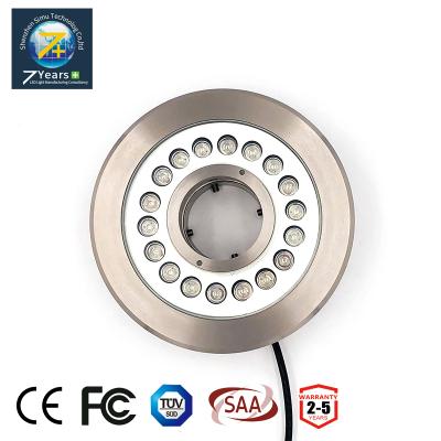 China High Quality Outdoor Waterproof Fountain Landscape Stainless Steel Fountain Lights Led for sale