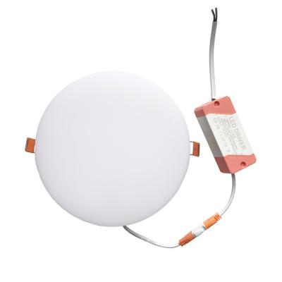 China 24w desktop round frameless led panel light for sale