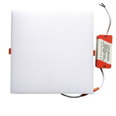 China Modern square led panel light 18W frameless for sale