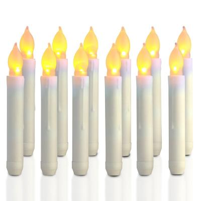 China Hot Sale Flameless LED Taper Candles For Church Home Christmas Decor Flameless Christmas Candle Light For Xmas Party LED Candle for sale