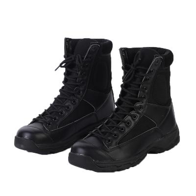 China TSB63 Anti-Smell Black Genuine Leather Tactical Boots Police COUP CQB Durable Heavy Duty Tactical Boots for sale