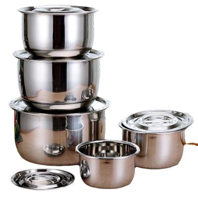 China Viable Hot Sales Best Price Stainless Steel Cookware Manufacturer Sets Cooking Pots And Pans Nonstick Pan OEM for sale