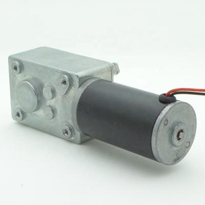 China 4058 12v 24v DC Worm Gear Waterproof Strong Magnetic Right Angle Motor For Electric Window Opener for sale