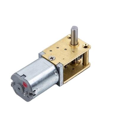 China DC N20 drip-proof brush 12mm micro worm gear motor with electronic encoder 2.5V 6V 12V door lock, auto equipment for sale