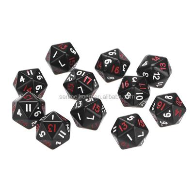 China Eco-friendly Custom Board Game DND Dice Unique Gift For RPG Starter Beginner D20 Role Playing Game Dice for sale