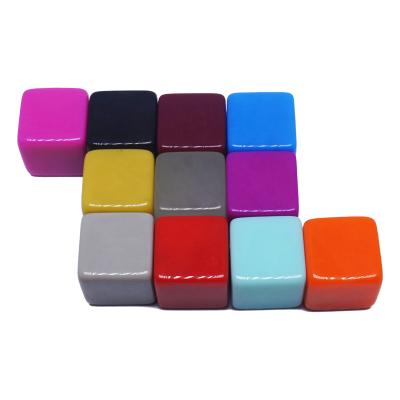 China Acrylic Hexagon Square Corner Blank Carve Special Color Printing And Engraving Can Be Used Game Props for sale