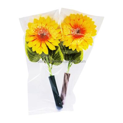 China OEM high quality advanced simulation sunflower LED light festival event hand held handle can print logo for sale