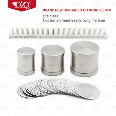 China Factory price! High Precision Diamond Sieve Diamond Tools 65 To 75 Stainless Plates Sieve DS001 Manufacturer for sale