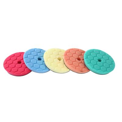 China 5Pcs Longevity Sponge Strong Buffing Polish Pad Set 5 Inch Auto Car Polish Pad Kit For Car Polish Pad for sale