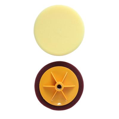 China Strong Durability Car Polishing Foam Pads Orange Sponge Pads Polishing Buffing Wheel M14 For Car for sale