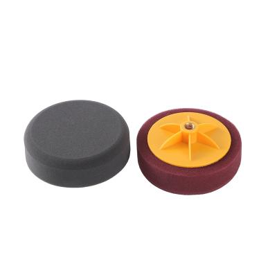 China Strong Durability Car Polishing Colorful Foam Pads M14 Car Polishing Abrasive Sponge Buff Pad Disc for sale