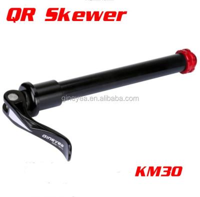 China 7075 Aluminum+Cr-Mo Bicycle Thru-alxe Quick Release QR Skewer Hub 7075 Aluminum Gineyea KM30 for sale