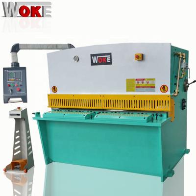 China Building Material Shops Machine Automatic Back Shear Gauge, Plate Shear Machine, Hydraulic Cutting Machine for sale