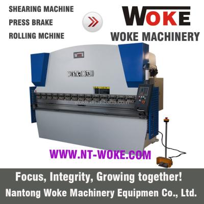 China Aluminum WAKED brand simple and convenient operate hydraulic bending machine, small press brake for sale