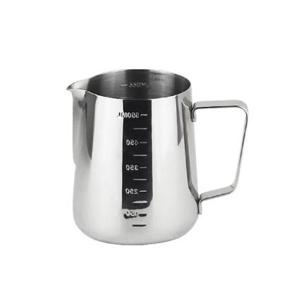 China Sustainable Amazon Milk Jug Measures Espresso Coffee Frothing Latte Art Milk Jug for sale