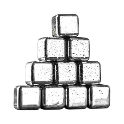 China household& hotel& restaurant& ceremony& wholesale activity cube mold for party whiskey stainless stones ball ice breaker for sale