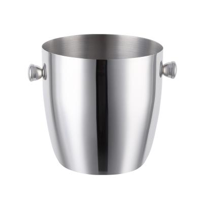 China Outdoor Summer Sustainable Customized Stainless Insulated With Lid Ice Buckets For Bar Parties for sale