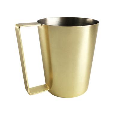 China Durable Hot Sale Moscow Mule Mugs Hammer Copper-plated Stainless Steel Moscow Mule Mug for sale