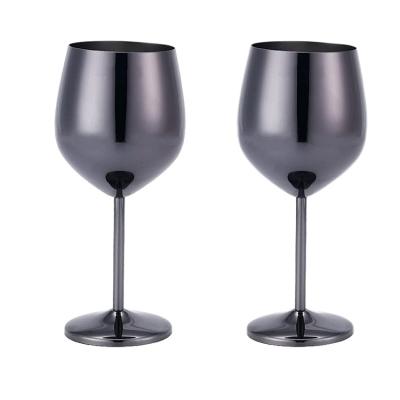 China Modern Stainless Steel Color Painting Wedding Party Wine Cups for sale