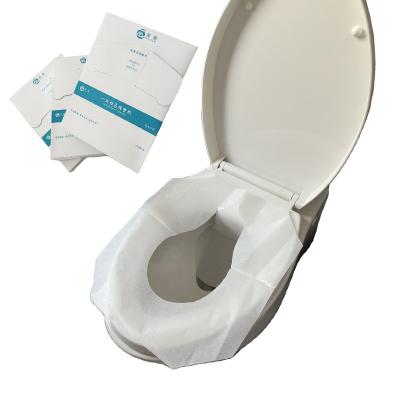 China Disposable Virgin Half 1/4 Pulp Times Paper Covers Disposable Toilet Seat Paper Covers 200 Sheets For Public Potty for sale