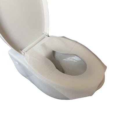 China Manufacturer Wholesale 1/2 Times Disposable Flushable Toilet Seat Cover For Public Restroom for sale