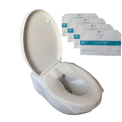 China Direct Selling 16g Sanitary Disposable Toilet Seat Covers Flushable Disposable Toilet Protective Sheet For Daily Use for sale