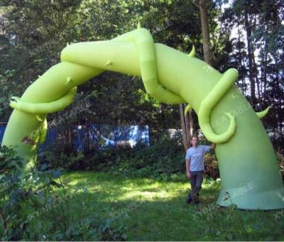 China 2020 factory hot sale pvc or oxford cloth inflatable arch, green balloon arch for event for sale