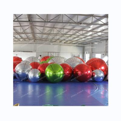 China 0.3mm mirror cloth + 0.3mm PVC (two layers) large inflatable ball, inflatable disco ball, mirror disco ball for sale for sale