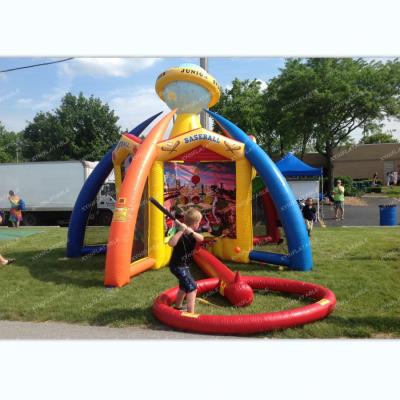 China PVC Outdoor World Sports Inflatable Cage, Inflatable Carnival 5 in 1 Interactive Sport Game for Event for sale