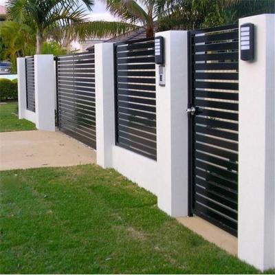 China Easily Assembled Customize Waterproof Decorative Metal Wall Fence Panels Aluminum Garden Fence Panels for sale