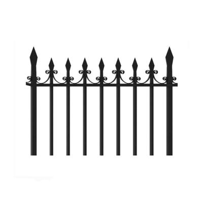 China Easily Assembled Easily Assembled Aluminum Wrought Iron Fence Mesh Slat Fence Panels for sale