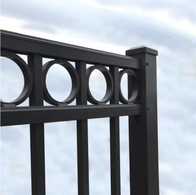 China Easily Assembled High Quality Cheap Powder Coated Steel Fence Made in China for sale