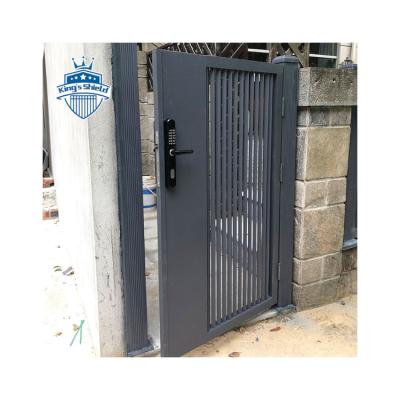 China Best Price Modern Simple Swing Door Easily Assembled Main Aluminum Houses Front Gate Design Made In China for sale