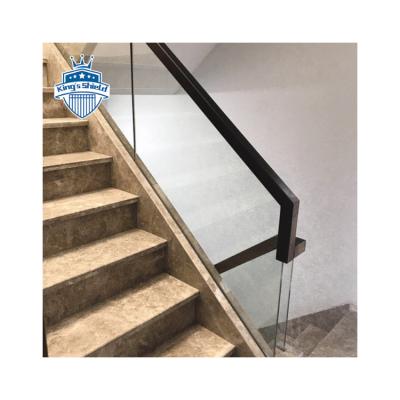 China Customized cheap glass balustrades easily assembled high quality metal balustrade safety modern balustrade panel for sale