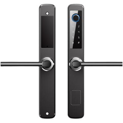 China Home Outdoor Double Sided Door Lock Electric Sliding Door Lock Fingerprint Waterproof Door Lock for sale