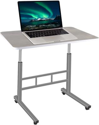 China Height Adjustable Mobile Laptop Bed Desk Computer Table (Other) Over Bed Side Position Desk with Wheels for sale